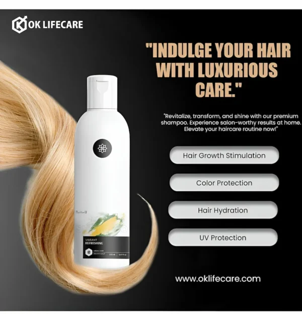 OK LIFE CARE Better U Shampoo 500ml - Image 2